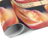 Aangepaste kleuromslag voor Roos Cadeaupapier (Rol Hoek)