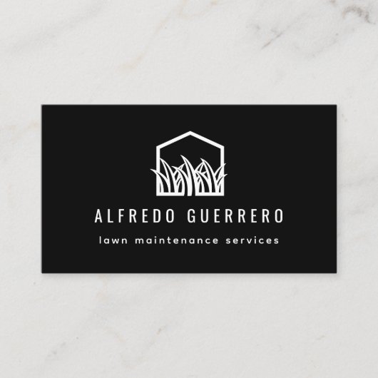 Aangepaste kleuromslag voor thuiszorg Gardener lan Visitekaartje (Voorkant)