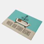 Aangepaste kleuromte deurmat (Schuin)