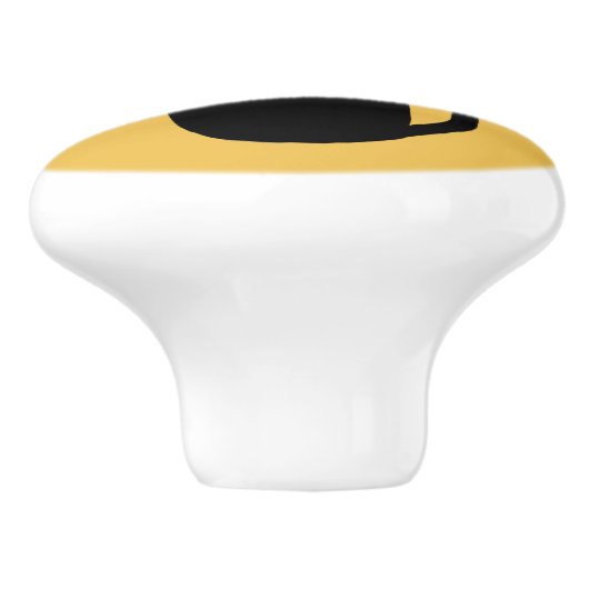 Aangepaste kleuromte - kabinetknop keramische knop (Zijkant)