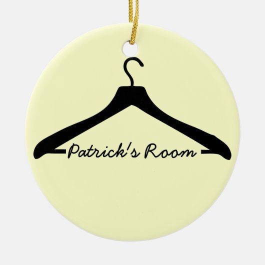 Aangepaste kleuropening keramisch ornament (Voorkant)