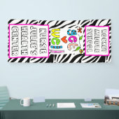 Aangepaste kleuropening voor schoolverpleegsters spandoek (Beurs)