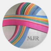 Aangepaste kleurrijke 1,5-inch ronde Stickers voor (Voorkant)