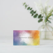 Aangepaste kleurrijke Abstracte moderne, elegante  Visitekaartje (Staand voorkant)