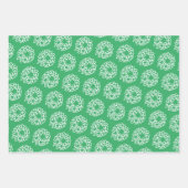 Aangepaste, kleurrijke bladen voor kerstinpakken inpakpapier vel (Voorkant 2)