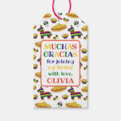 Aangepaste Kleurrijke Dia de los Muertos & Fiesta Cadeaulabel (Voorkant)