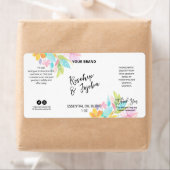 Aangepaste kleurrijke druppelaar fles productlabel etiket (Insitu)