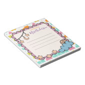 Aangepaste kleurrijke een notitie van Schattige Te Notitieblok (Schuin)