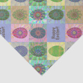 Aangepaste Kleurrijke Eieren Abstract Patroon Pase Tissuepapier (Detail)