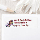 Aangepaste kleurrijke handige sport etiket (Insitu)