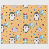 Aangepaste kleurrijke Kind verjaardag Cadeaupapier (Vlak)