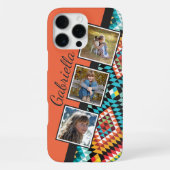 Aangepaste Kleurrijke Klasse Zuidwest-Amerikaanse iPhone Hoesje (Achterkant)