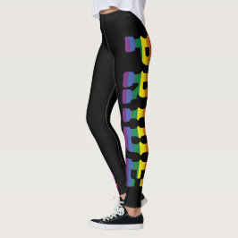 Aangepaste Kleurrijke LGBTQ + Rainbow Pride NEW YO Leggings