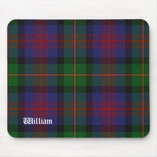 Aangepaste kleurrijke Logan Tartan Pset Muismat (Voorkant)