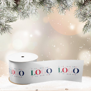 Aangepaste kleurrijke Logo Business Company Satijnen Lint