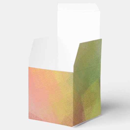 Aangepaste kleurrijke moderne Abstracte elegante S Bedankdoosjes (Geopend)