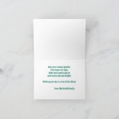 Aangepaste kleurrijke Origami Tree Joyful Holiday Kaart (Binnen)