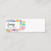 Aangepaste kleurrijke parfum tester mini visitekaartje (Voorkant)