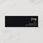 Aangepaste kleurrijke parfumtester strip mini visitekaartje (Achterkant)