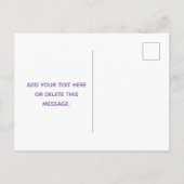 Aangepaste Kleurrijke Pastel Regenboog Artistieke  Briefkaart (Achterkant)