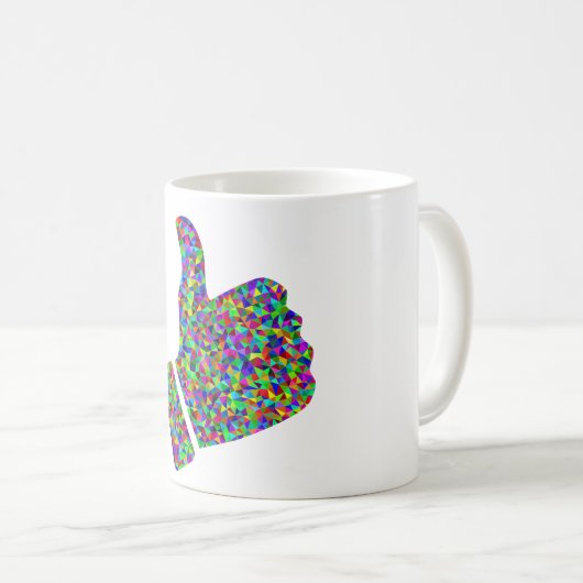 Aangepaste kleurrijke rism duikt op koffie-Mok Koffiemok (Voorkant rechts)