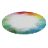 Aangepaste kleurrijke Sjabloon Moderne, elegante b Snijplank (Hoek)