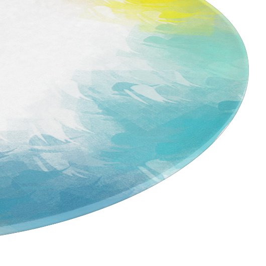 Aangepaste kleurrijke Sjabloon Moderne, elegante b Snijplank (Hoek)