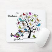 Aangepaste Kleurrijke Spring Bird Mousepad Muismat (Met muis)