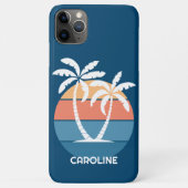 Aangepaste Kleurrijke Tropische Eiland Strand Ocea Case-Mate iPhone Case (Achterkant)