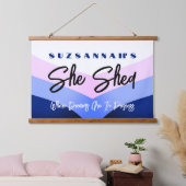 Aangepaste kleurrijke Waterverf Chevron Ze schreef Hangend Wandkleed (Slaapkamer)