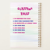 Aangepaste kleurrijke Waterverf lerarenplank Planner (Achterkant)