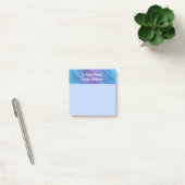 Aangepaste kleurstof zwaait Paarse blauwe notities Post-it® Notes (Kantoor)