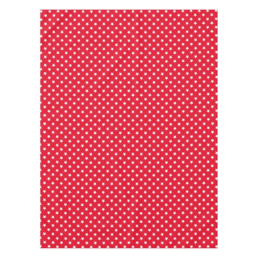 Aangepaste kleurtablecloten met sterpatroon tafelkleed (Voorkant)