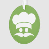 Aangepaste kleurversiering van Chef Ornament (voorkant)