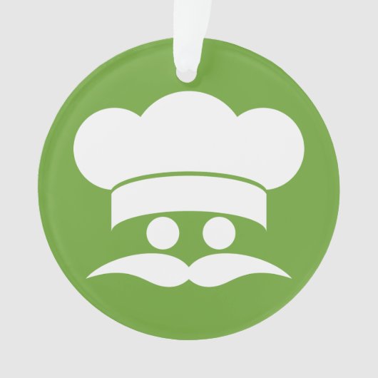 Aangepaste kleurversiering van Chef Ornament (voorkant)