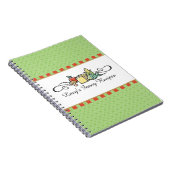 Aangepaste kleurvis groentetekker notitieboek (Rechterzijde)