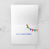 Aangepaste kleutergrootsdag cadeaus Word Art-kaart Feestdagen Kaart (Binnen)