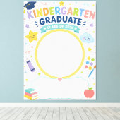 Aangepaste kleuterschool afgestudeerde klas 2026 canvas afdruk (Insitu (Houten vloer))