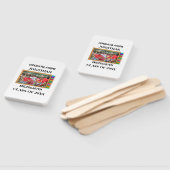 Aangepaste kleuterschool afstuderen krijbordfoto handwaaier (Niet-gemonteerd)