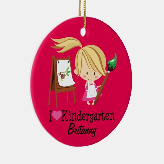 Aangepaste kleuterschool keramisch ornament (Rechts)