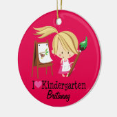 Aangepaste kleuterschool keramisch ornament (Links)