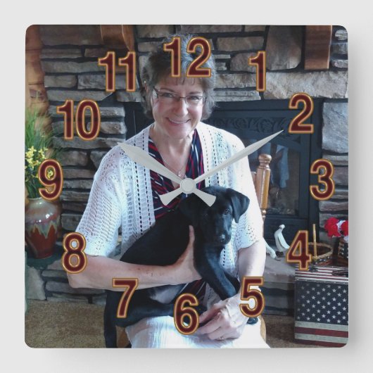 Aangepaste klok met Afbeeldingen (Voorkant)