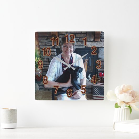 Aangepaste klok met Afbeeldingen (Huis)