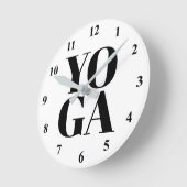Aangepaste klok voor yoga-studio's met vetgedrukte (Hoek)