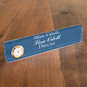 Aangepaste klokplaat naambordje (Zijkant)