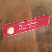 Aangepaste klokplaat naambordje (Zijkant)