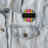 Aangepaste knop Pencils kleuren Ronde Button 5,7 Cm (In situ)