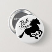 Aangepaste knop Ride Free Ronde Button 5,7 Cm (Voorkant /achterkant)