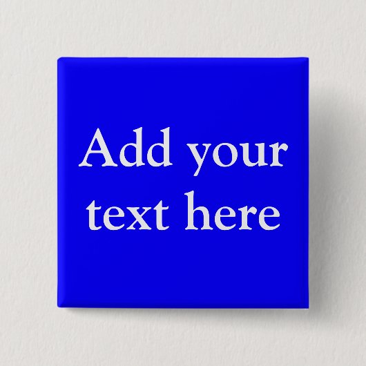 Aangepaste knop vierkante button 5,1 cm (Voorkant)