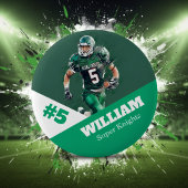 Aangepaste knop voor fotosporten / football speld ronde button 5,7 cm